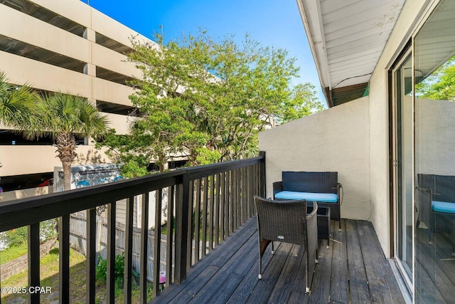 view of deck