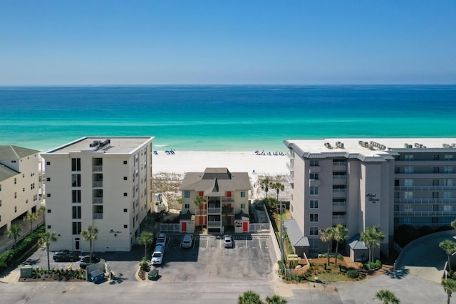 468 Abalone Ct Unit 31, Fort Walton Beach, FL 32548 - aerial view featuring a beach view and a water view