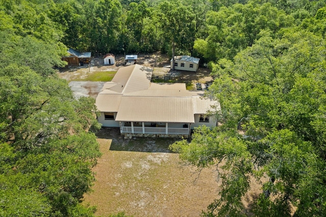 1259 Black Creek Blvd, Freeport, FL 32439 - view from above of property featuring a heavily wooded area