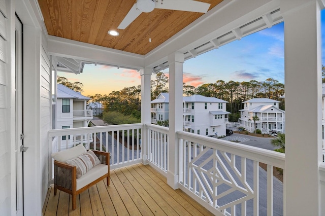 exterior space featuring a residential view