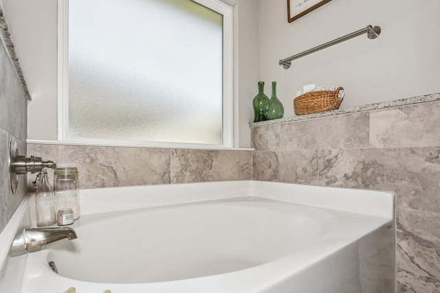 3291 Secret Isle Way, Navarre, FL 32566 - full bath featuring plenty of natural light, a bath, and tile walls