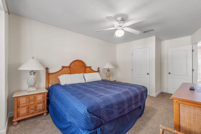 387 Twin Lakes Ln, Destin, FL 32541 - carpeted bedroom featuring baseboards and a ceiling fan