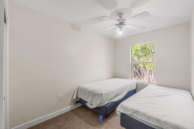 387 Twin Lakes Ln, Destin, FL 32541 - bedroom featuring carpet flooring, a ceiling fan, and baseboards