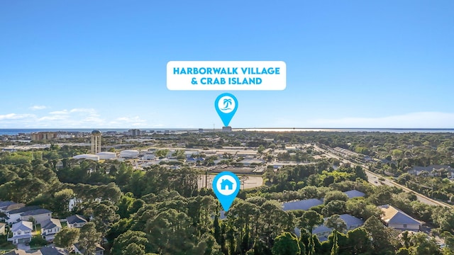 387 Twin Lakes Ln, Destin, FL 32541 - aerial view of property's location