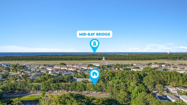 387 Twin Lakes Ln, Destin, FL 32541 - aerial overview of property's location featuring nearby suburban area