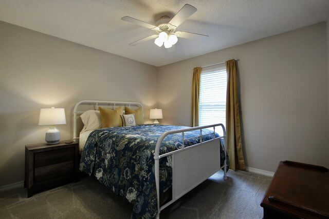 206 Secretariat Dr, Crestview, FL 32539 - carpeted bedroom featuring baseboards and a ceiling fan