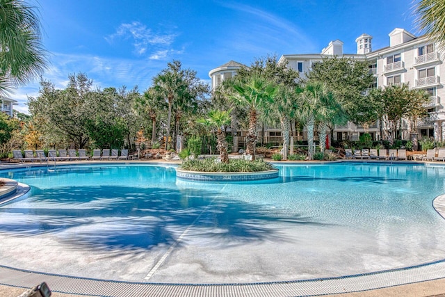view of community pool