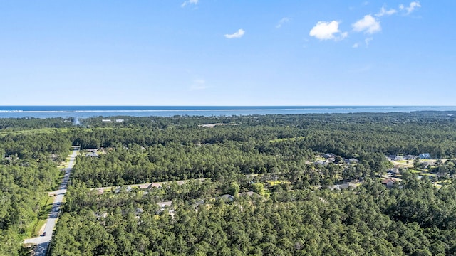 7045 Leisure St, Navarre, FL 32566 - aerial view of property's location featuring a heavily wooded area