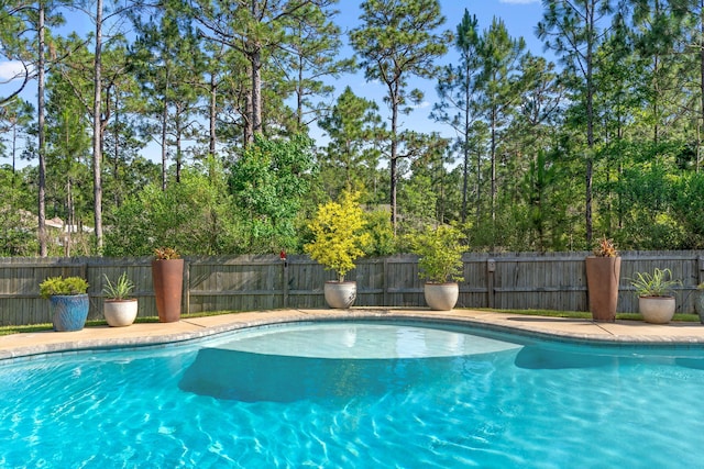 7045 Leisure St, Navarre, FL 32566 - view of pool with a fenced backyard