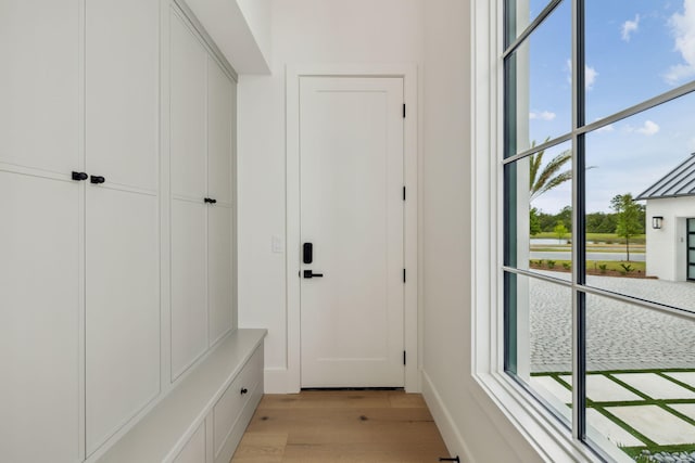 724 Windsong Dr, Inlet Beach, FL 32461 - mudroom with light wood-style floors