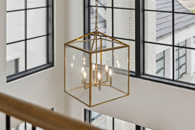 724 Windsong Dr, Inlet Beach, FL 32461 - details featuring a notable chandelier