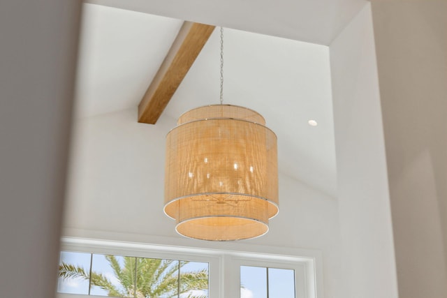724 Windsong Dr, Inlet Beach, FL 32461 - details featuring beam ceiling