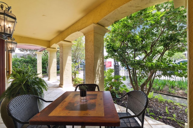30 Place De La Fontaine, Miramar Beach, FL 32550 - view of patio / terrace with outdoor dining area