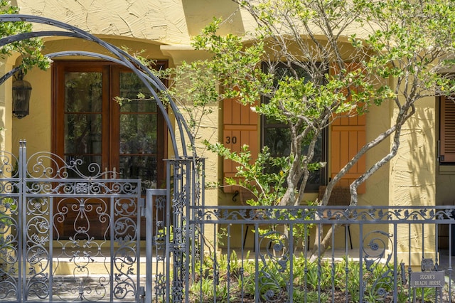 30 Place De La Fontaine, Miramar Beach, FL 32550 - view of gate featuring french doors