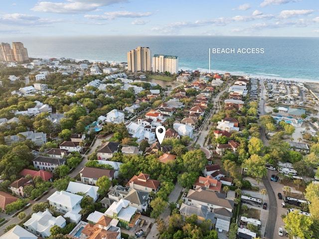 30 Place De La Fontaine, Miramar Beach, FL 32550 - bird's eye view featuring a water view and a residential view