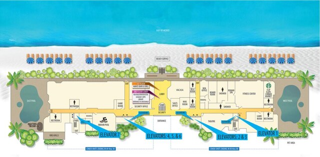 16819 Front Beach Rd Unit 1110, Panama City Beach, FL 32413 - map location