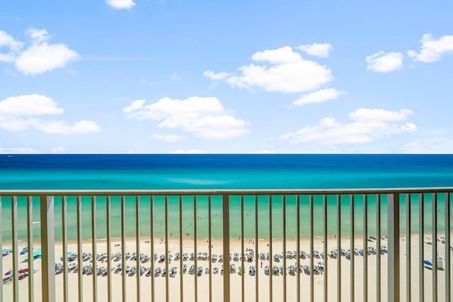 16819 Front Beach Rd Unit 1110, Panama City Beach, FL 32413 - property view of water featuring a beach view