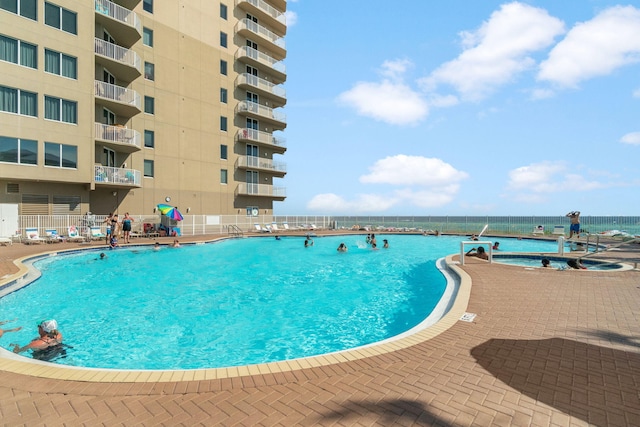 16819 Front Beach Rd Unit 1110, Panama City Beach, FL 32413 - pool with fence