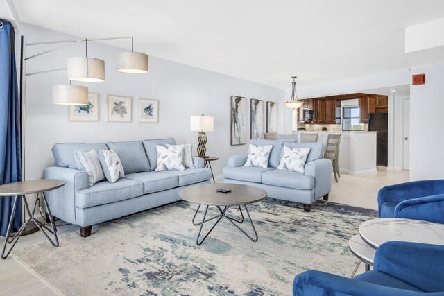 4260 Beachside Two Unit 4260, Miramar Beach, FL 32550 - living room with light wood-style floors