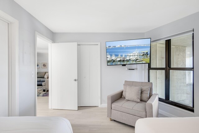 4260 Beachside Two Unit 4260, Miramar Beach, FL 32550 - bedroom featuring wood finished floors, baseboards, and a closet