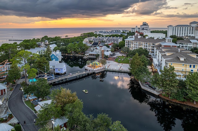 9200 Baytowne Wharf Blvd Unit 441, Miramar Beach, FL 32550 - aerial view at dusk of a water view