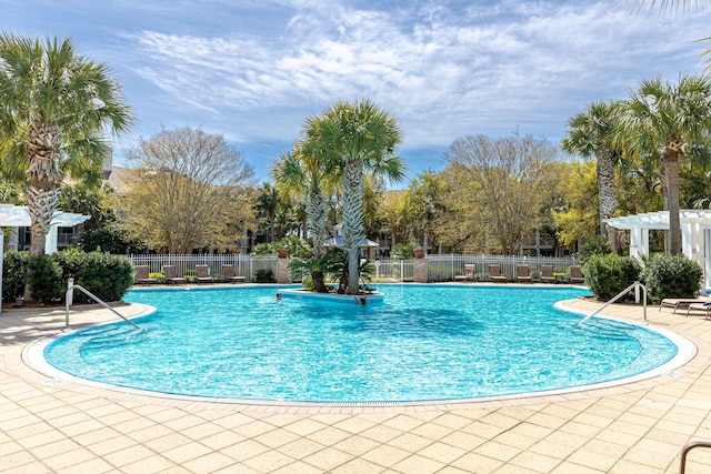 9200 Baytowne Wharf Blvd Unit 441, Miramar Beach, FL 32550 - community pool with fence and a patio area