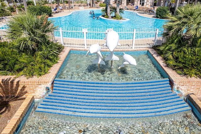 9200 Baytowne Wharf Blvd Unit 441, Miramar Beach, FL 32550 - community pool with fence and a patio area