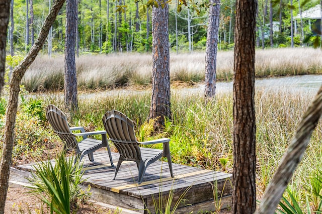 135 Bayou Point Dr, Santa Rosa Beach, FL 32459 - view of wooden deck