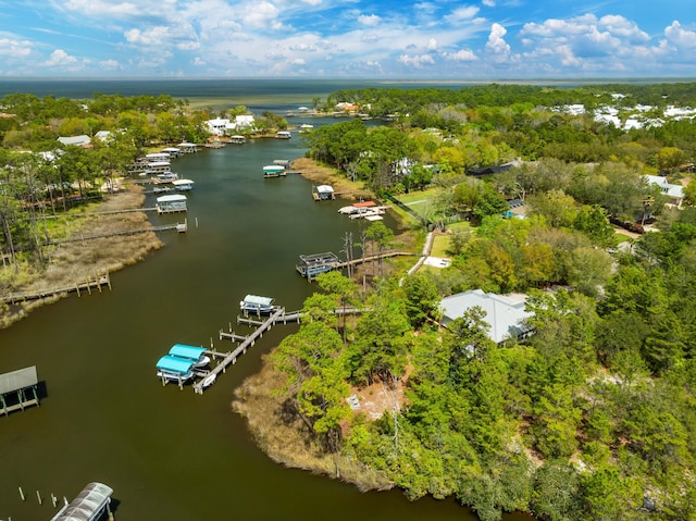 135 Bayou Point Dr, Santa Rosa Beach, FL 32459 - bird's eye view with a water view