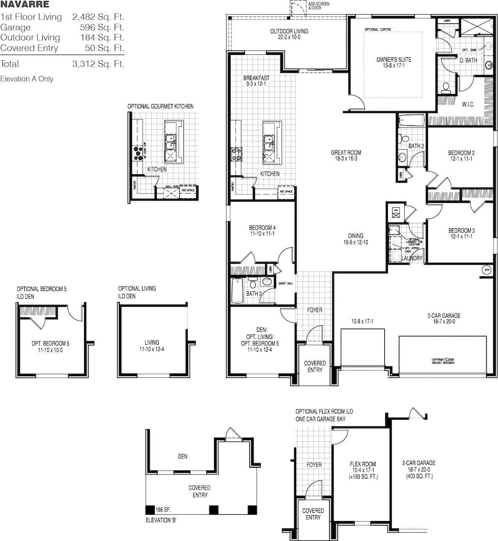 53 E Fawn Run, Freeport, FL 32439 - floor plan