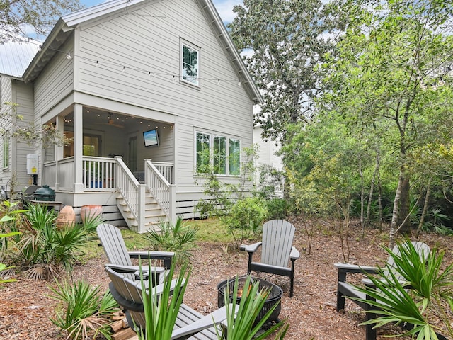 105 Greenbriar Ln, Santa Rosa Beach, FL 32459 - view of back of property