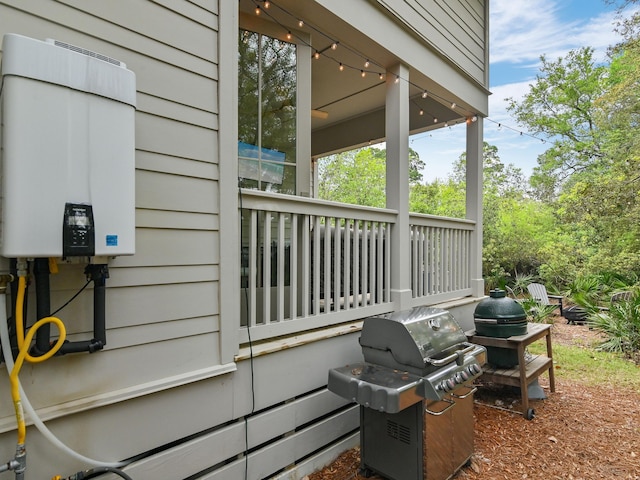 105 Greenbriar Ln, Santa Rosa Beach, FL 32459 - view of patio / terrace with a porch and a grill