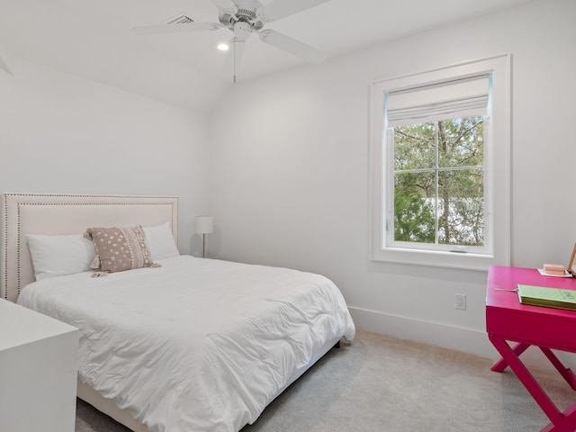 105 Greenbriar Ln, Santa Rosa Beach, FL 32459 - carpeted bedroom with baseboards and ceiling fan