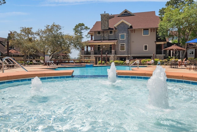 view of community pool