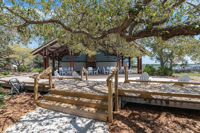 view of deck