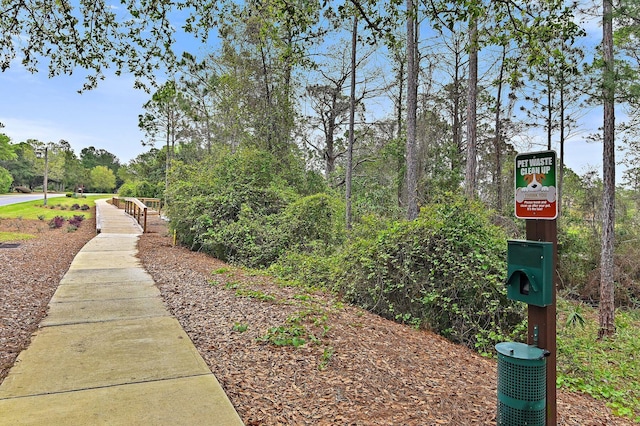 view of community