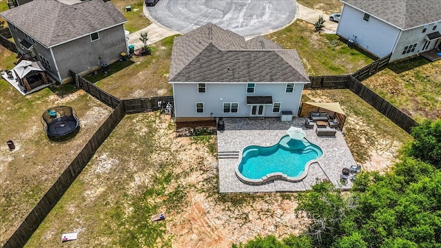 3129 Partridge Dr, Crestview, FL 32539 - aerial view of property and surrounding area with a pool