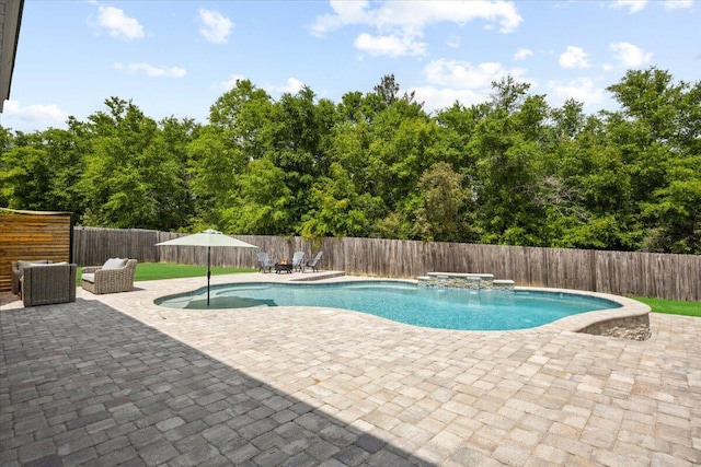 3129 Partridge Dr, Crestview, FL 32539 - view of swimming pool with a patio and a fenced backyard