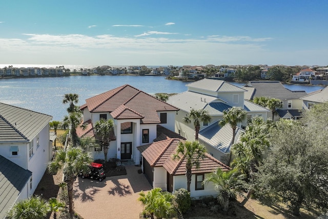 4720 Rendezvous Cv, Destin, FL 32541 - aerial perspective of suburban area with a nearby body of water