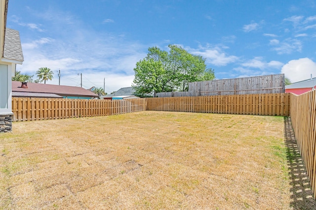 4003 Tarpon St, Panama City Beach, FL 32408 - view of yard featuring a fenced backyard