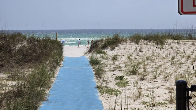 4003 Tarpon St, Panama City Beach, FL 32408 - property view of water featuring a view of the beach