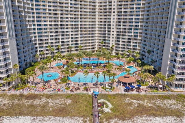 9900 S Thomas Dr Unit 1408, Panama City Beach, FL 32408 - bird's eye view