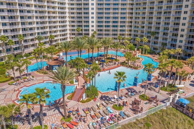 9900 S Thomas Dr Unit 1408, Panama City Beach, FL 32408 - drone / aerial view