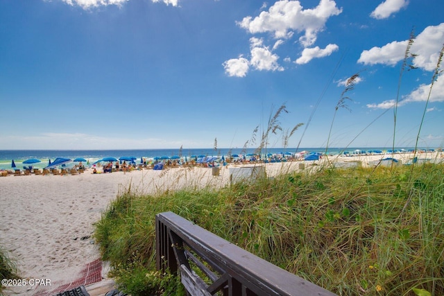 9900 S Thomas Dr Unit 1408, Panama City Beach, FL 32408 - water view with a view of the beach