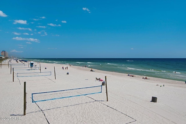 9900 S Thomas Dr Unit 1410, Panama City Beach, FL 32408 - water view with a beach view
