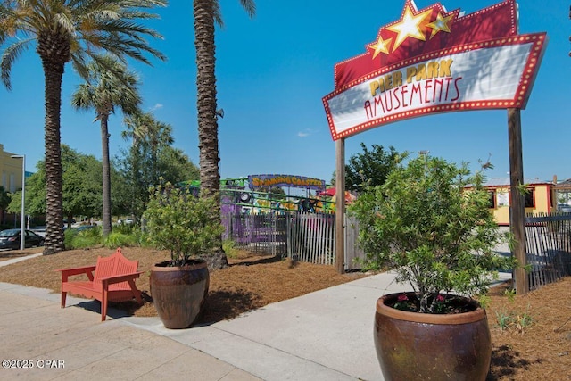 9900 S Thomas Dr Unit 1410, Panama City Beach, FL 32408 - exterior space with fence