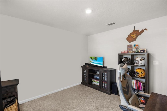 810 Otto Loop, Crestview, FL 32539 - office area featuring baseboards, visible vents, and carpet floors