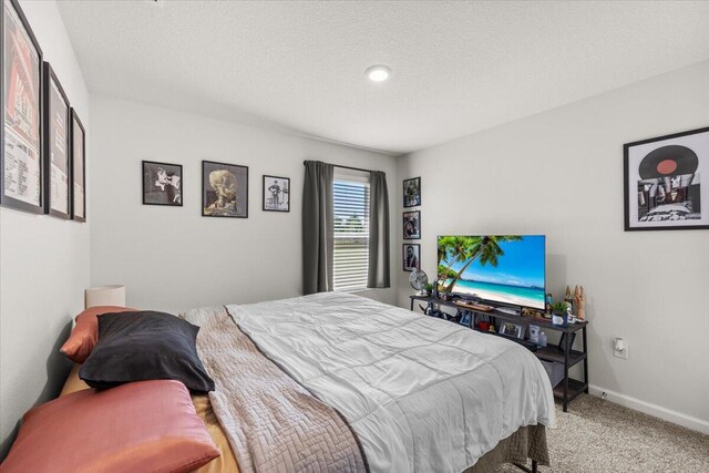 810 Otto Loop, Crestview, FL 32539 - bedroom with baseboards, a textured ceiling, and light colored carpet