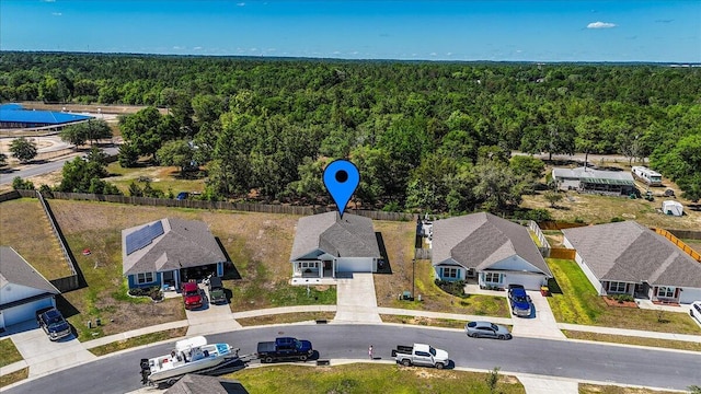 810 Otto Loop, Crestview, FL 32539 - aerial view with a view of trees and a residential view