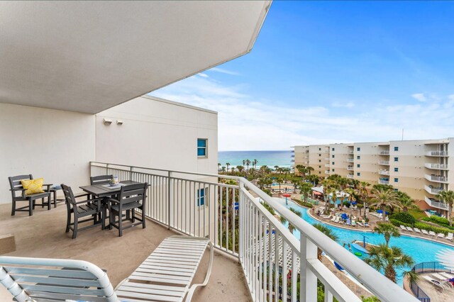 1110 Santa Rosa Blvd Unit A616, Fort Walton Beach, FL 32548 - balcony with a water view